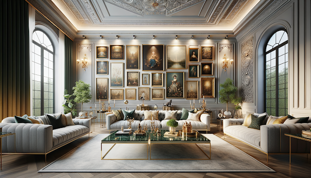 How to display fine art collections in luxury homes
